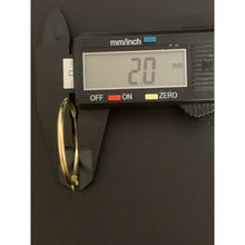 Load image into Gallery viewer, 18K Gold Earrings Hoops Loops 2.09 grams - Rafant
