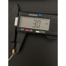 Load image into Gallery viewer, 18K Gold Necklace Chain16.50&quot; With Shape Pendant - Rafant
