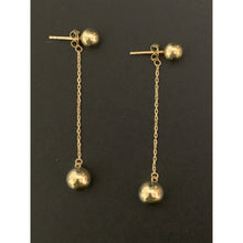 Load image into Gallery viewer, 18K Gold Earrings Balls Dangling 2.15 grams - Rafant
