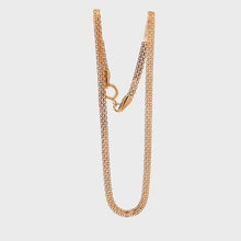 Load and play video in Gallery viewer, 18K Yellow Gold Bracelet Bismark 7.5 inches 1.29 grams
