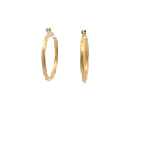 Load image into Gallery viewer, 18K Gold Earrings Hoops 1.50 grams - Rafant
