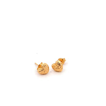 Load image into Gallery viewer, 18K Yellow Gold Earrings Stud Heart 1.24 grams Small - Rafant
