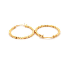 Load image into Gallery viewer, 18K Yellow Gold Earrings Hoops 2.31 grams - Rafant

