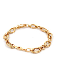 Load image into Gallery viewer, 18K Yellow Gold Bracelet Chain Link 3.75 grams  8 inches - Rafant
