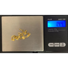 Load image into Gallery viewer, 18K Gold Bracelet Paperclips 1.44 grams 7 inches - Rafant
