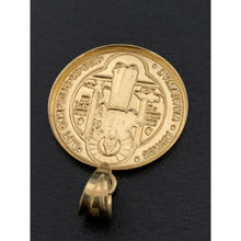 Load image into Gallery viewer, 18K Gold Pendant Saint Benedict Religious 1.41 grams - Rafant
