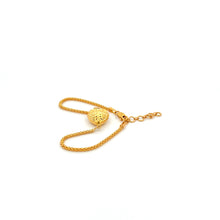Load image into Gallery viewer, 21K Gold Bracelet Puffed Heart Size 6.5 inches plus One Inch Extension - Rafant
