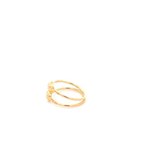 Load image into Gallery viewer, 18K Yellow Gold Ring Heart 0.98 grams Size 4.75 - Rafant
