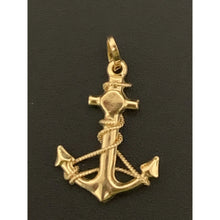 Load image into Gallery viewer, 18K Gold Pendant Anchor 1.56 grams - Rafant
