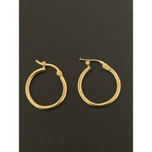 Load image into Gallery viewer, 18K Gold Earrings Hoops Loops Small 1.12 grams - Rafant
