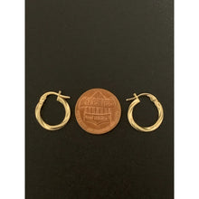 Load image into Gallery viewer, 18K Gold Earrings Hoops Loops Small 0.89 grams - Rafant
