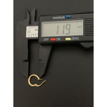 Load image into Gallery viewer, 18K Gold Earrings Hoops Loops Small 0.87 grams - Rafant
