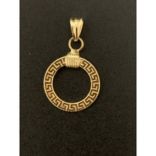 Load image into Gallery viewer, 18K Gold Pendant Round Circle 0.94 grams - Rafant
