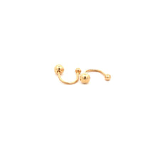 Load image into Gallery viewer, 18K Yellow Gold Earrings Balls Screw 1.27 grams - Rafant
