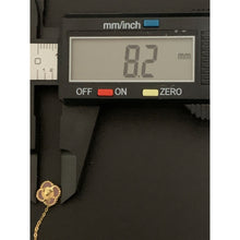 Load image into Gallery viewer, 18K Gold Earrings Threader Mother of Pearl Pink 1.50 grams - Rafant
