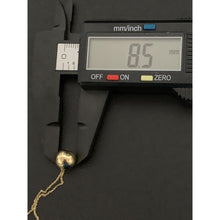 Load image into Gallery viewer, 18K Gold Necklace Chain 16.50&quot; with Polished Ball Pendant 2.15 grams - Rafant
