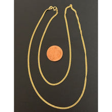 Load image into Gallery viewer, 18K Gold Necklace Chain Only 19.75 inches 2.32 grams - Rafant
