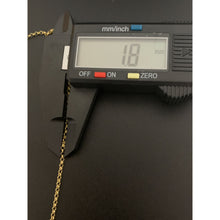 Load image into Gallery viewer, 18K Gold Necklace Rolo Chain Only 22 inches 1.61 grams - Rafant
