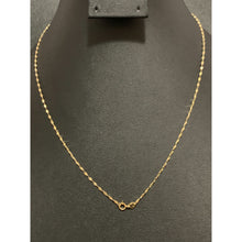 Load image into Gallery viewer, 18K Gold Necklace Chain Only 17.75 inches Lightweight Dainty Delicate 1.08 grams - Rafant
