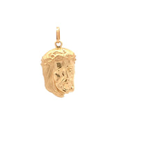 Load image into Gallery viewer, 18K Yellow Gold Pendant Jesus Christ Face 1.32 grams - Rafant
