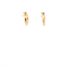 Load image into Gallery viewer, 18K Yellow Gold Earrings Hoops Very Tiny 0.95 grams - Rafant

