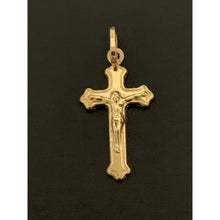 Load image into Gallery viewer, 18K Gold Pendant Cross Jesus Christ 0.71 grams - Rafant
