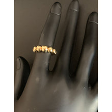 Load image into Gallery viewer, 18K Gold Ring Beaded Bubble  3.02 grams Size 4.75 - Rafant
