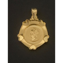 Load image into Gallery viewer, 18K Gold Pendant Queen Crown Heart 1.48 grams - Rafant
