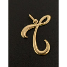 Load image into Gallery viewer, 18K Gold Pendant Letter T 1.31 grams - Rafant
