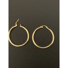 Load image into Gallery viewer, 18K Gold Earrings Hoops Loops 2.42 grams - Rafant
