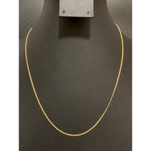 Load image into Gallery viewer, 18K Gold Necklace Chain Curb 20 inches 1.20 grams - Rafant
