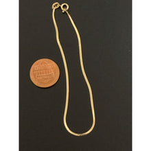 Load image into Gallery viewer, 18K Gold Chain Bracelet Size 7.5 inches 0.85 grams Lightweight - Rafant
