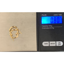 Load image into Gallery viewer, 18K Gold Earrings Hoops Loops Small 0.80 grams - Rafant
