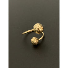 Load image into Gallery viewer, 18K Gold Ring Double Balls 1.48 grams Size 6 - Rafant
