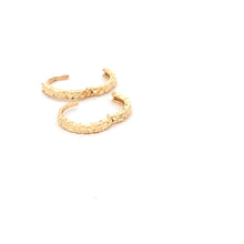Load image into Gallery viewer, 18K Yellow Gold Earrings Huggie Very Tiny Hoops - Rafant

