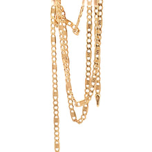 Load image into Gallery viewer, 18K Yellow Gold Necklace Chain Figaro 19.75 inches 3.83 grams - Rafant
