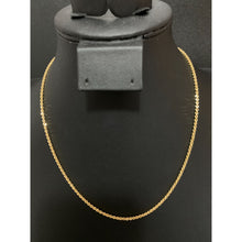 Load image into Gallery viewer, 18K Gold Chain Necklace Rope 2.76 grams 18 inches - Rafant
