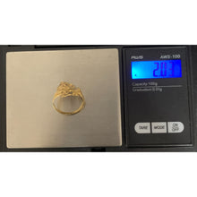 Load image into Gallery viewer, 18K Gold Ring Wings 2.03 grams S7 - Rafant
