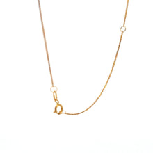 Load image into Gallery viewer, 18K Gold Necklace Chain 15 - 17 inches Pendant Puffed Heart 0.78 grams - Rafant
