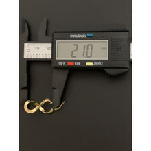 Load image into Gallery viewer, 18K Gold Earrings Dangling Infinity 1.31 grams - Rafant
