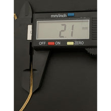 Load image into Gallery viewer, 18K Gold Necklace Curb Chain Only 15.5 inches 2.20grams - Rafant
