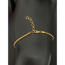 Load image into Gallery viewer, 21K Yellow Gold Bracelet Puffed Heart 6.5 inches - Rafant
