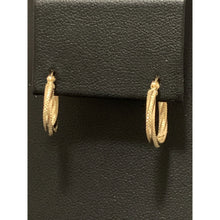 Load image into Gallery viewer, 18K Gold Earrings Hoops Loops Small 0.87 grams - Rafant
