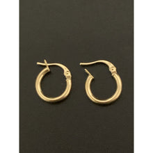 Load image into Gallery viewer, 18K Gold Earrings Hoops Loops Small 0.88 grams - Rafant
