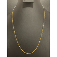 Load image into Gallery viewer, 18K Gold Necklace Rolo Chain Only 22 inches 1.61 grams - Rafant
