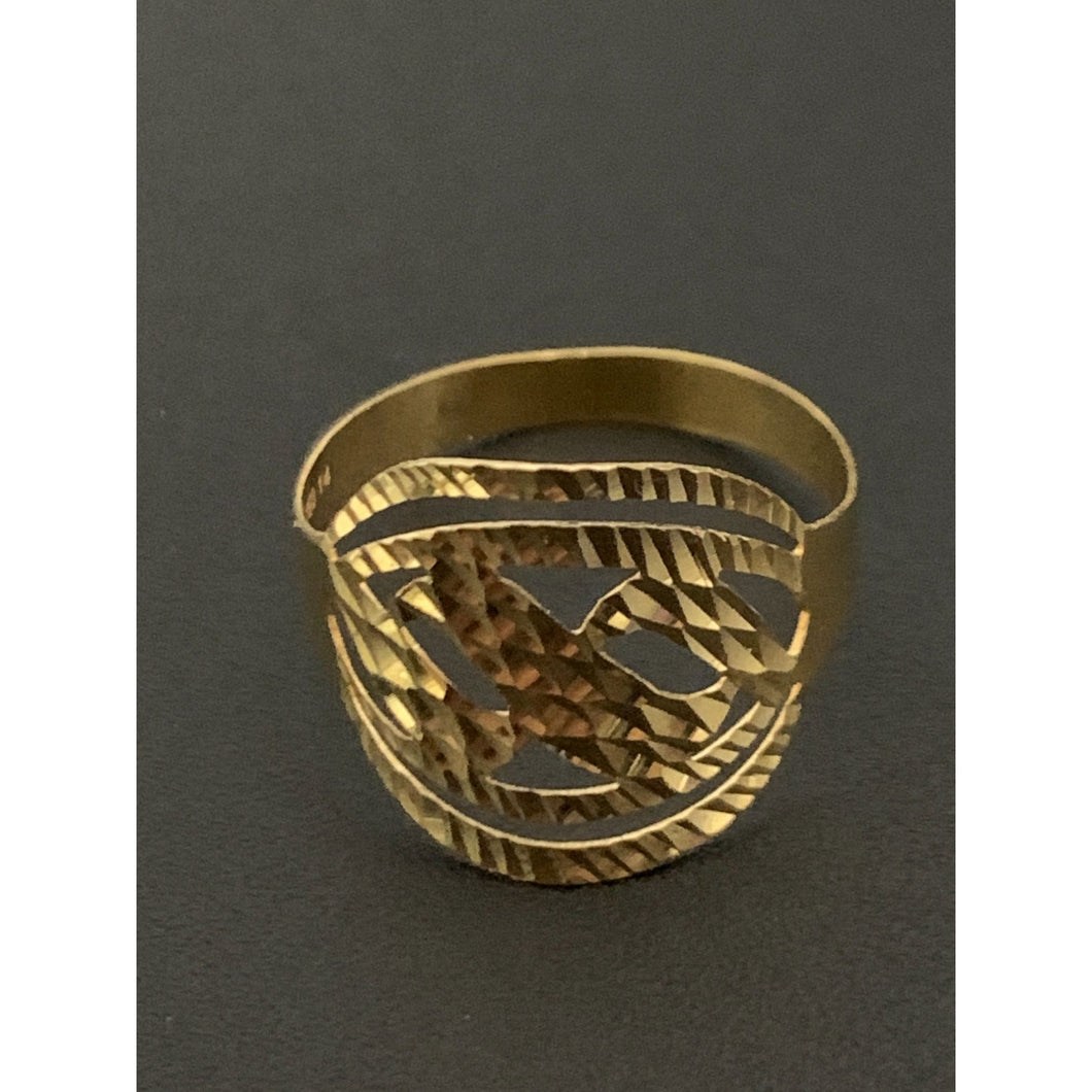 18K Gold Ring 1.01 grams Size 7 - Rafant