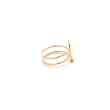 Load image into Gallery viewer, 18K Yellow Gold Ring Heart Spiral 1.03 grams Size 6.5 - Rafant
