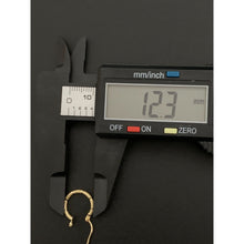 Load image into Gallery viewer, 18K Gold Earrings Hoops Loops Small Lightweight 0.83 grams - Rafant
