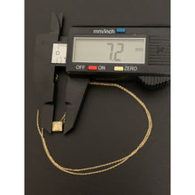 Load image into Gallery viewer, 18K Gold Necklace Chain16.50&quot; With Shape Pendant - Rafant
