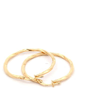 Load image into Gallery viewer, 18K Yellow Gold Earrings Hoops Spiral 1.46 grams - Rafant
